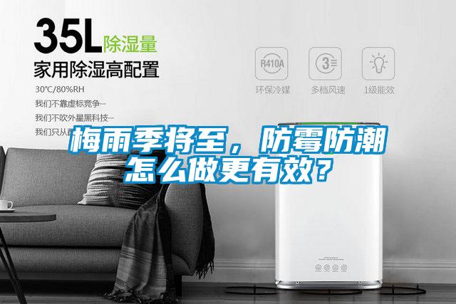 梅雨季將至，防霉防潮怎么做更有效？