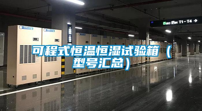 可程式恒溫恒濕試驗(yàn)箱（型號匯總）
