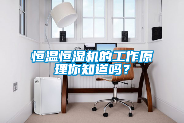 恒溫恒濕機的工作原理你知道嗎？