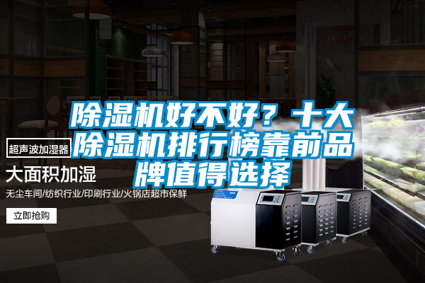 除濕機(jī)好不好？十大除濕機(jī)排行榜靠前品牌值得選擇