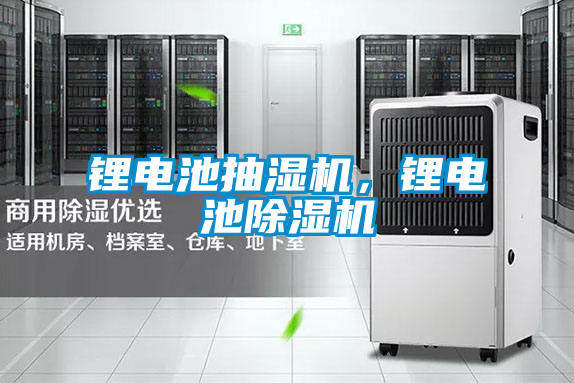 鋰電池抽濕機，鋰電池除濕機